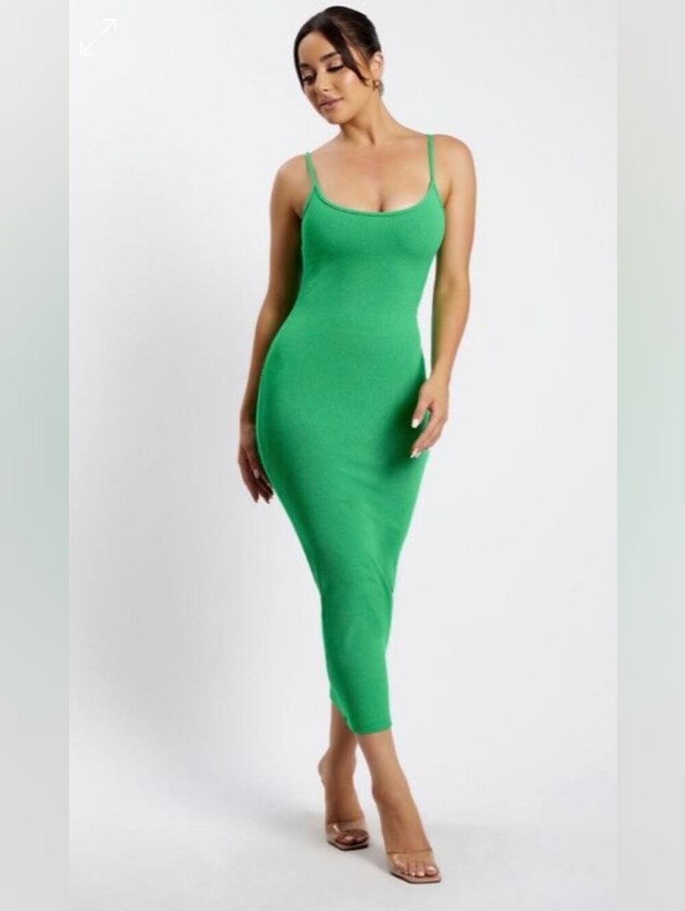 Meshki Ribbed Cami Midi Dress